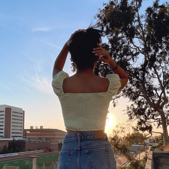 ZARA LIME GREEN TOP - Picture 3 of 4